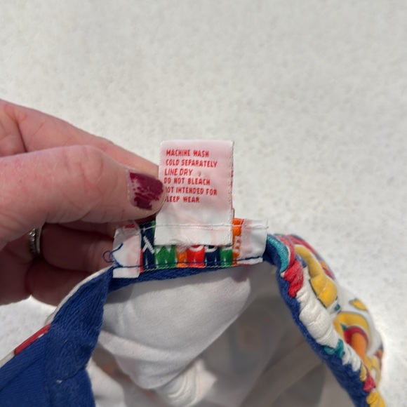 Vintage Gymboree Hat Sz XS color block art deco inspired hat cars and planes - Picture 6 of 10